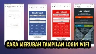 Cara Mengganti Tampilan Login Wifi Voucher