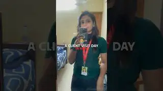 Oru office client visit day 😌. #kochi #infopark #youtubeshorts #client