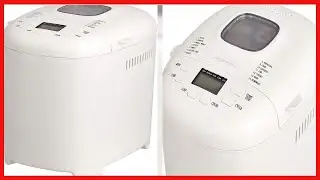 Amazon Basics 2 Pound Non Stick Bread Making Machine, White