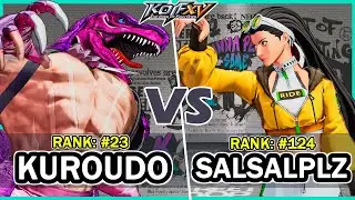 KOF XV 🔥 Kuroudo (Maxima/Dinosaur/Antonov) vs Salsalplz (Rock/Chizuru/Shermie) 🔥 Steam