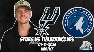 San Antonio Spurs vs Minnesota Timberwolves 1/11/26 NBA Free Picks & Prediction | NBA Betting Tips