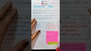 Spenserian Poets in English Literature | Spenserian Poets Name list | Edmund Spenser #english #drama