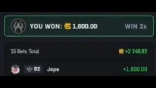 FROM 50 COIN TO 1600 CSGOEMPIRE CHALLENGE WITH 3 TRIES!