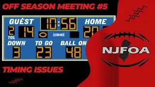 4/16/2024 NJFOA Off Season Zoom - Timing Issues