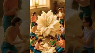 How Wool Becomes Magic ✨ | Tiny Artists at Work - Felted Flowers