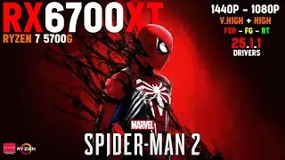 Marvel's Spider-Man 2 | RX6700XT 12GB + Ryzen 7 5700G + 16GB RAM