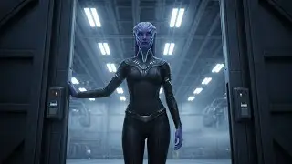 He flirted with his emotionless alien superior—six minutes later, she appeared at his hangar door