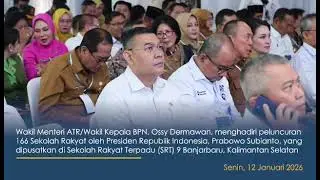 Bersama kegiatan Menteri ATR/Kepala BPN, Nusron Wahid dan Wakil Menteri ATR/Wakil Kepala BPN.