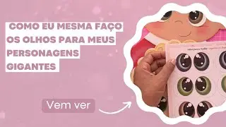 PREPARANDO OS OLHOS DOS MEUS PERSONAGENS EM EVA COM PAPEL FOTOGRÁFICO | ELI ALVES