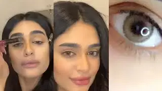 ليالي دهراب ميك اب😍والعدسات تجنن