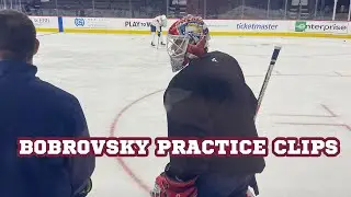 Sergei Bobrovsky and Florida Panthers Morning Skate Practice Clips