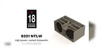 World's best 21 Inch Subwoofer Cabinet Design 18 Eighteen Sound S221 NTLW