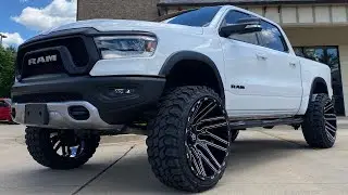 Lifted Ram REBEL on BRAND NEW 26x14 TIS wheels