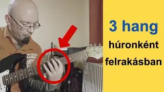 Harmonikus moll sk&aacute;la fekv&eacute;sei git&aacute;ron