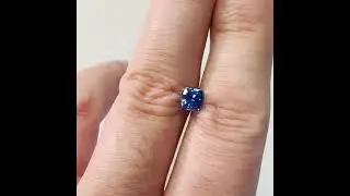 Blue Sapphire Radiant Style Cut 1.25 carats #johndyergems #sapphireengagementring #bluesapphire