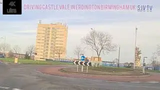 Driving around Birmingham/Driving Castle vale  in Erdington Birmingham UK/SJVLogs tv