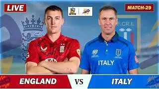 ENG VS ITA 29TH T20 MATCH LIVE , KOLKATA | ICC T20 WC 2026| ENGLAND VS ITALY LIVE | LAST OVERS