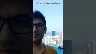 A 360 Degrees View Of The Colombo Hotel's Rooftop Swimming Pool For Adults, Colombo, Srilanka.