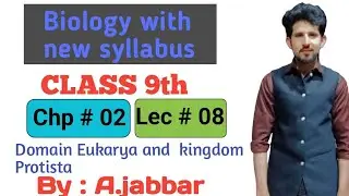 Domain Eukarya kingdom Protista | CH # 02 | Lec # 08 | Biology Class 9th | 