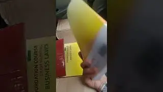 Unboxing CA Foundation books jan 2025/may 2025