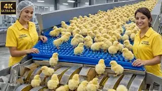 Inside Modern Chicks Factory Process | Hatchery Documentary|Factory proses