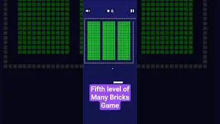 Many Bricks Level 5 | Fast Brick Breaking Challenge | No Music Gameplay #shorts