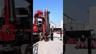 Do you like the SANY Palfinger folding boom crane? #truck #Truck Factory #Truck mounted crane