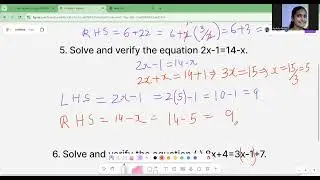Grade 8 CH 2 Exercise 2. 1  (4 to 7)