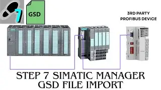 Step 7 simatic manager profibus tutorial | GSD file