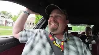 Dodge Hellcat 717hp ride along at 2023 spring Indy Mecum auction #dodgethrillrides