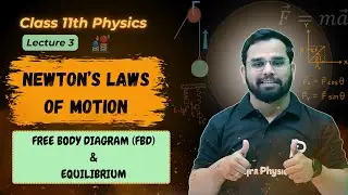 03 Free Body Diagram (FBD) | Equilibrium Problems | NLM | IIT JEE | NEET | Class 11 Physics