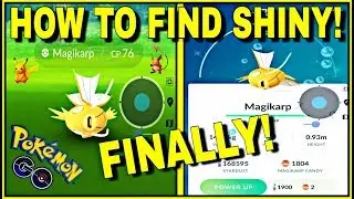 HOW TO FIND SHINY💥 MAGIKARP/PIKACHU IN POK&Eacute;MON GO ★ MY FIRST SHINY MAGIKARP IN POK&Eacute;MON GO