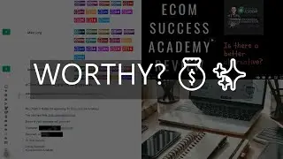 ecom success academy review  is it worth or a scam
