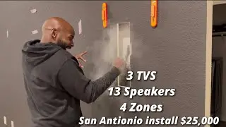 How to install a tv with a sound system 
