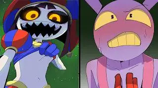 Jax x Pomni  Jester's Intimidation | The Amazing Digital Circus Comic | TADC