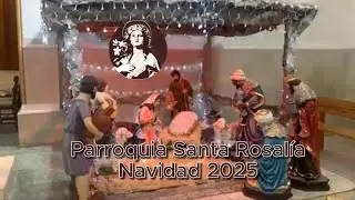 Convivio navideño en Parroquia Santa Rosalía Camargo