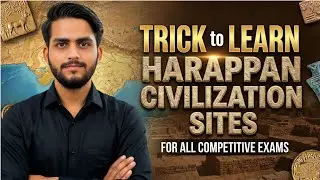 Harappan Civilization Sites Trick | History GK for SSC CGL, GD, MTS, Railway & UP Police
