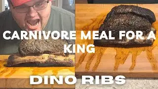 A Carnivore Diet Meal For A King | DINO RIBS