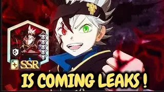 BLACK ASTA IS COMING LEAKS BANNI&Egrave;RES (Date et kits) BLACK CLOVER MOBILE CN🔥 