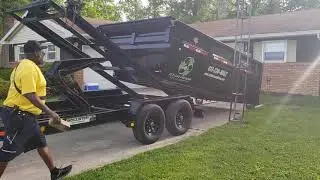 Dropping Off A Dumpster