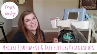 Utility Cart Organization | Baby Supplies and Medical Equipment