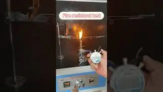 fire resistant conveyor belt test