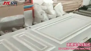 High Frequency Wooden Door Decorative Mouldings Machine