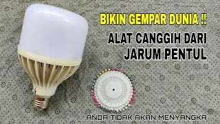 TIDAK ADA YANG MENYANGKA SERVIS LAMPU MATI DENGAN JARUM PENTUL
