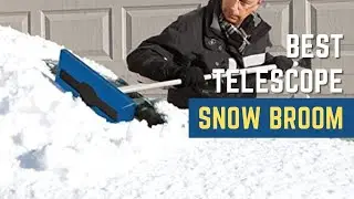 Snow Joe Sjblzd Telescoping Snowbroom With Ice Scraper Review || Best Power Broom for Snow