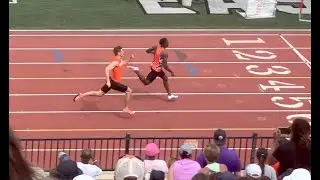 Udodi Onwuzurike vs. Brandon Miller - Boys 200m - 2021 D1 Michigan State Championships