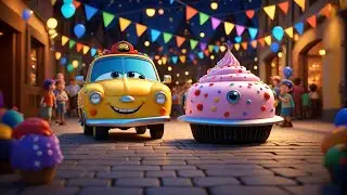 Birthday Party Cars | Nursery Rhymes for Kids | Baby Songs and Fun Vehicle Celebration