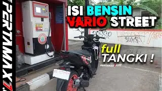 CARA Isi Bensin Honda Vario Street 125 Keyless Terbaru Full Tank PERTASHOP #variostreet #vario125