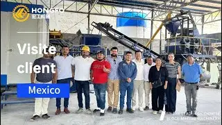 HF Machinery Global Service Visiting in Mexico#blockmakingmachine #america