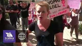 Millones de mujeres en EUA marcharon en contra de Donald Trump
